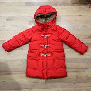 J.Crew Crewcuts Kids Orange Puffer Jacket